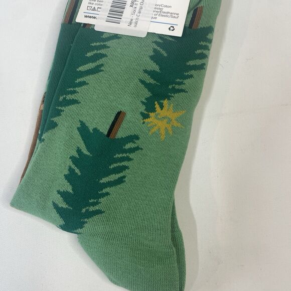 Sock It To Me “Sasquatch Camp Out” Men’s Crew *NEW* - Funny Novelty Gift Sz 9-13 - Picture 6 of 7